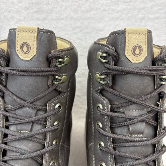 Volcom Smithington II Leather Lace Up Boots Men’s 10 Dark Brown Winter Fall Moto main image 10